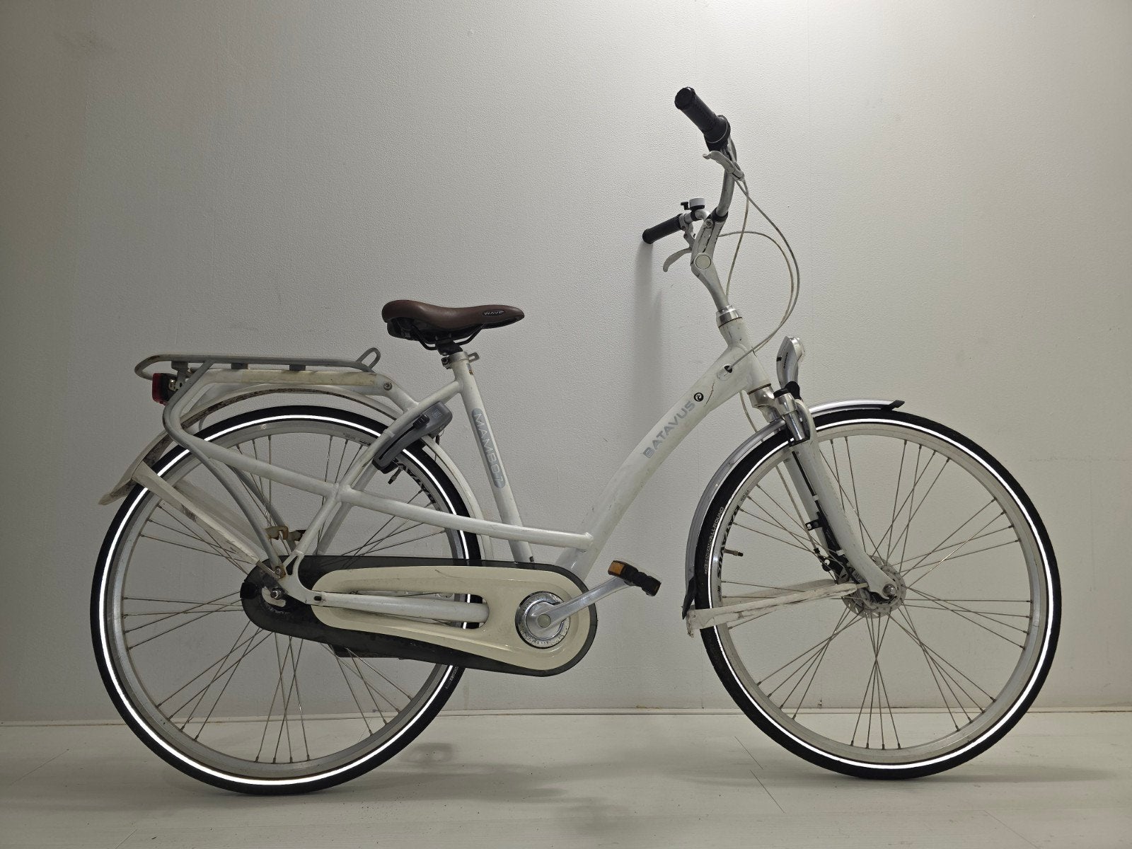 Batavus City Bike 28 inch White color, Ophalen, Gebruikt, Versnellingen, Batavus