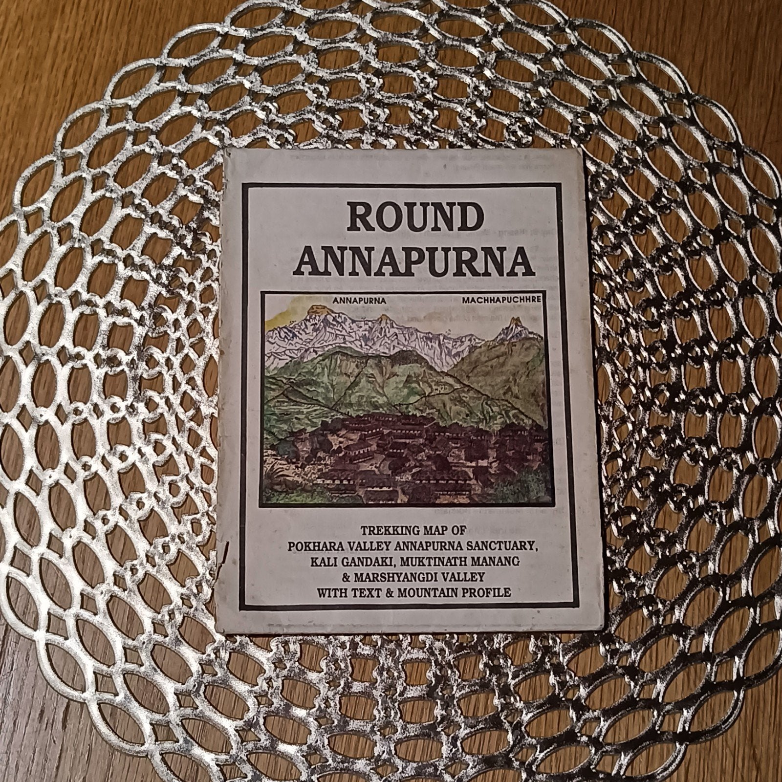 Trekking Map "Round Annapurna" hoogtekaart, Ophalen of Verzenden