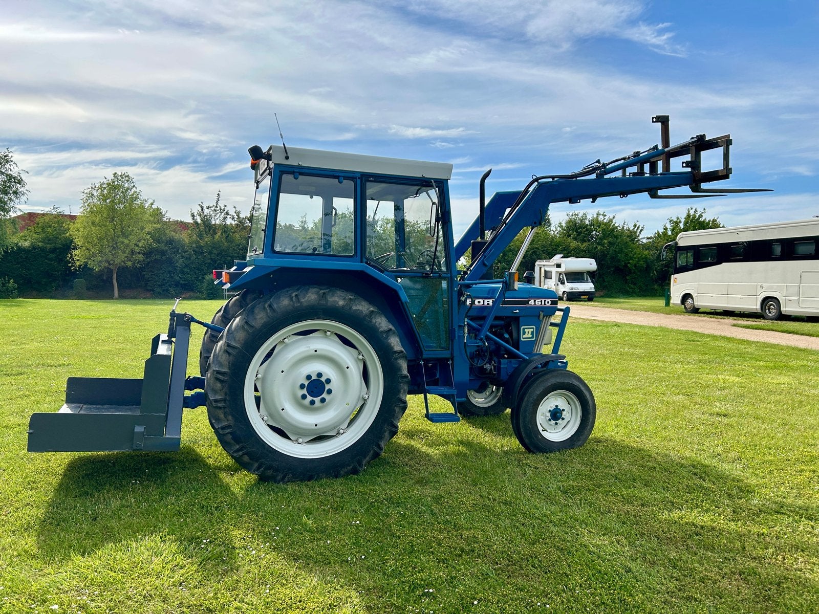 Ford 4610 Tractor met voorlader, Ophalen, Gebruikt, Ford, Tot 80 Pk