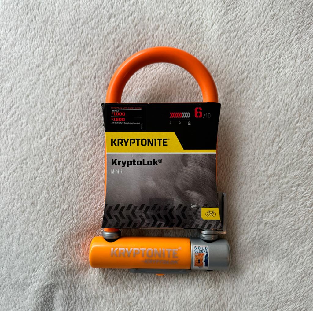 Kryptonite Kryptolok Mini-7 Beugelslot - Nieuw, Verzenden, Zo goed als nieuw