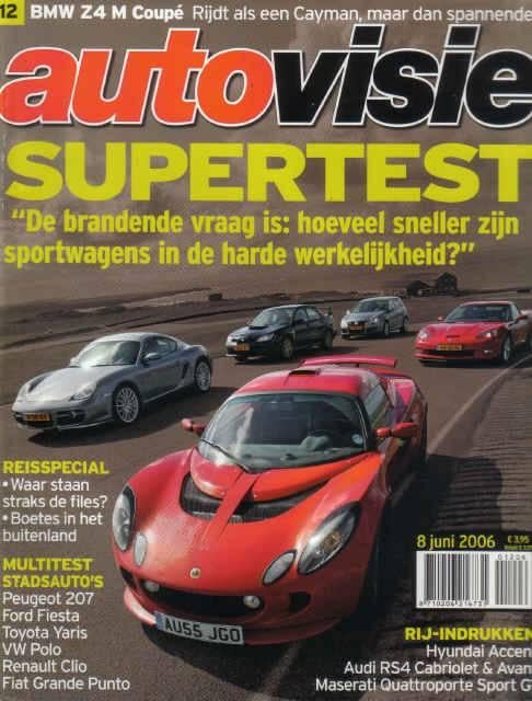 Autovisie 12 2006 : Porsche Cayman S - Lotus Exige S - Audi, Ophalen of Verzenden, Gelezen, Algemeen