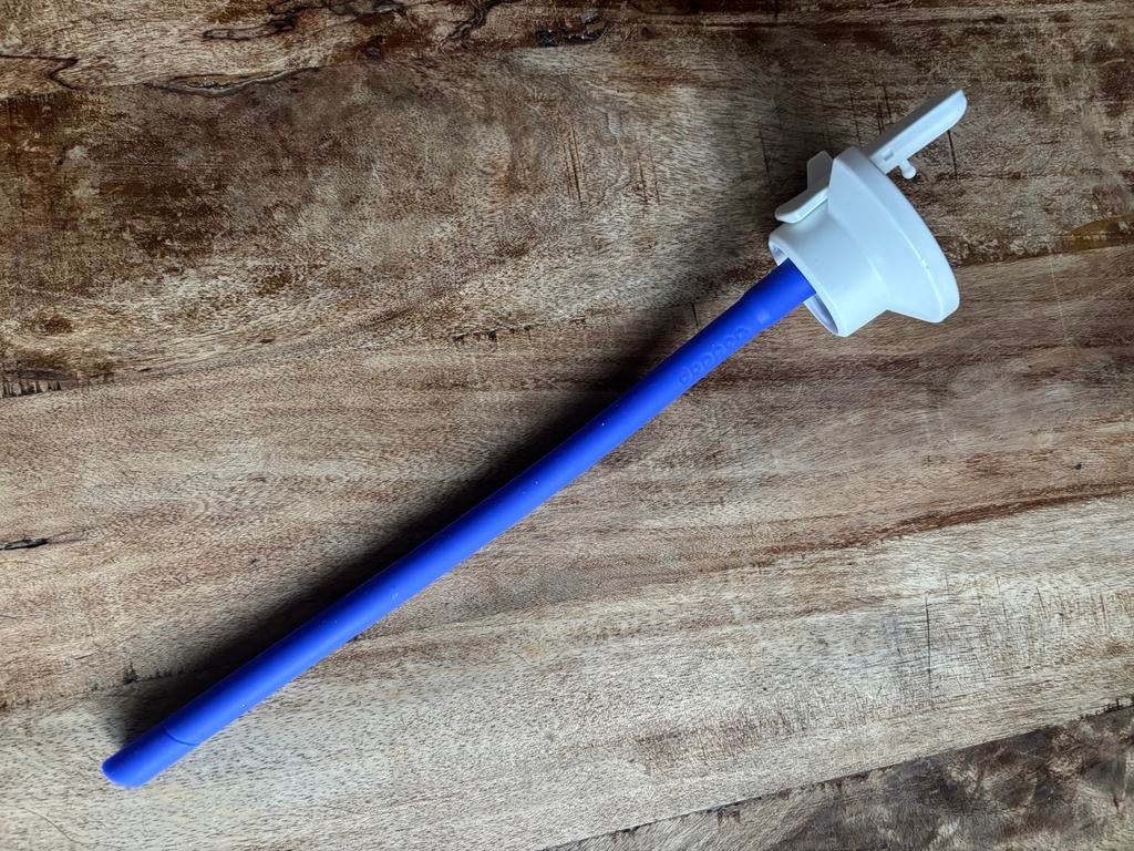 Dopper Flipdop met siliconen rietje, Overige typen, Kunststof, Nieuw, Ophalen of Verzenden