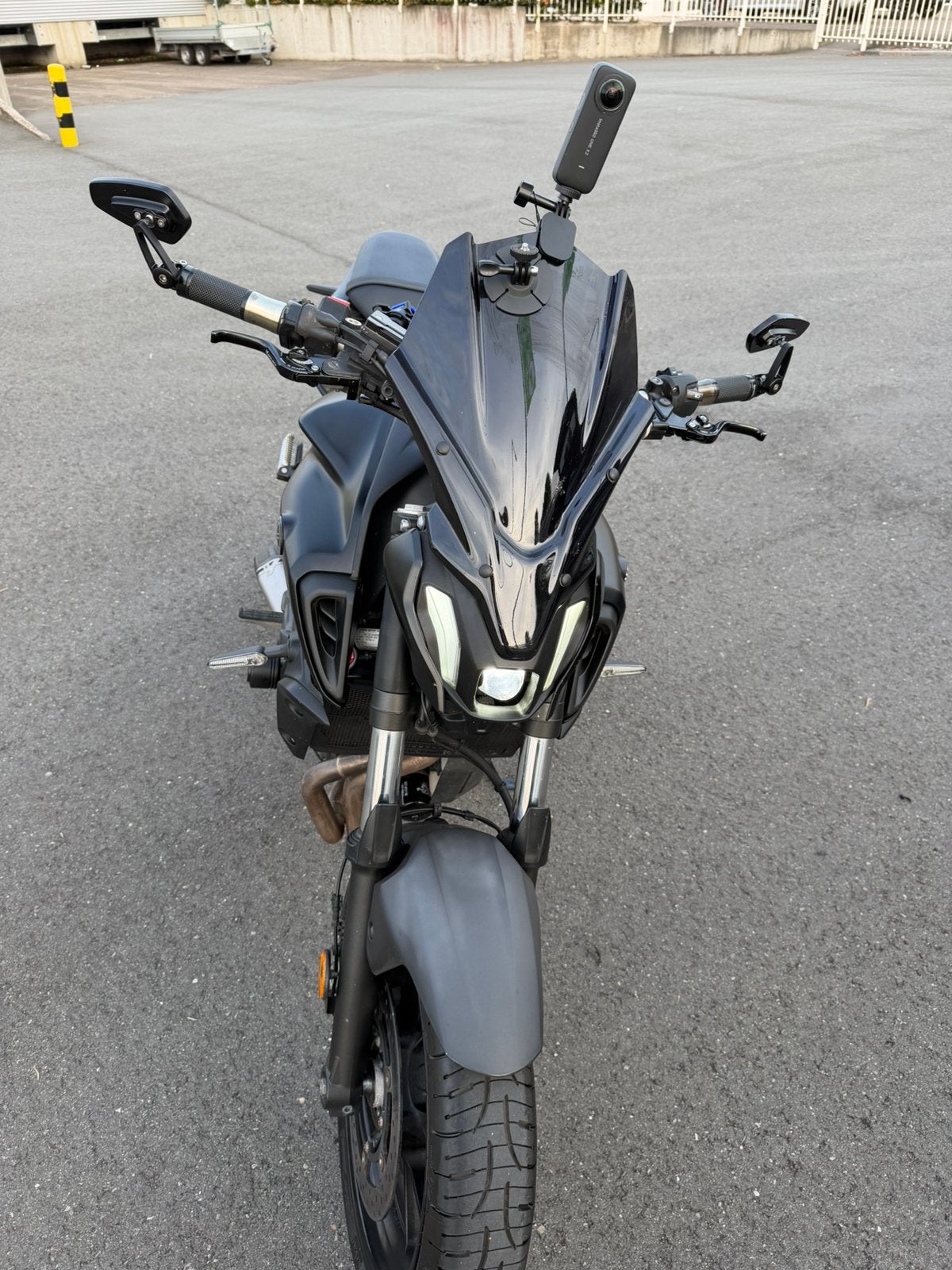 MT-07 A2 2021 MIVV UITLAAT TECH BLACK, Ophalen, Gebruikt