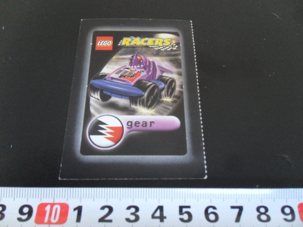 sticker LEGO Racers  Gear, Ophalen of Verzenden, Zo goed als nieuw