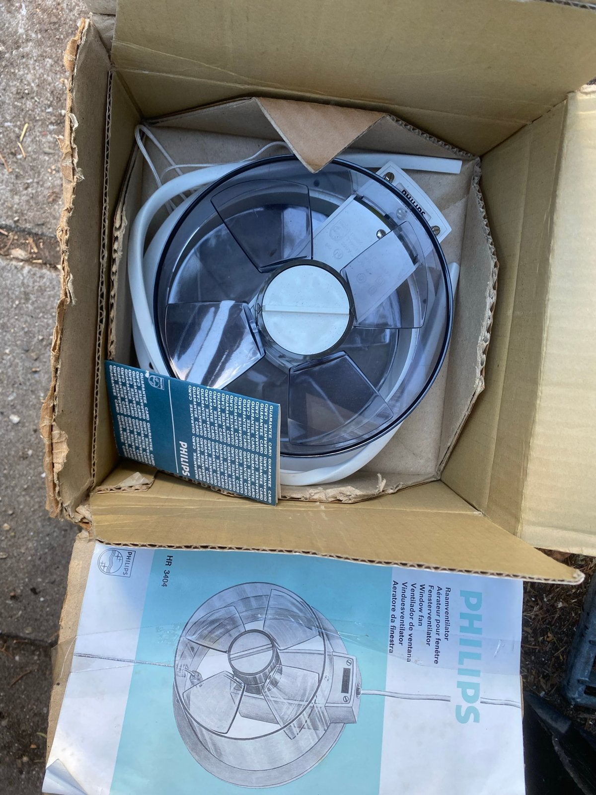 Philips Raamventilator HR 3404 - Nieuw in doos, Ophalen of Verzenden, Nieuw, Overige