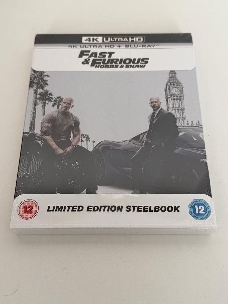 Fast & Furious Hobbs & Shaw Steelbook Sealed, Cd's en Dvd's, Blu-ray, Ophalen of Verzenden, Nieuw in verpakking, Actie