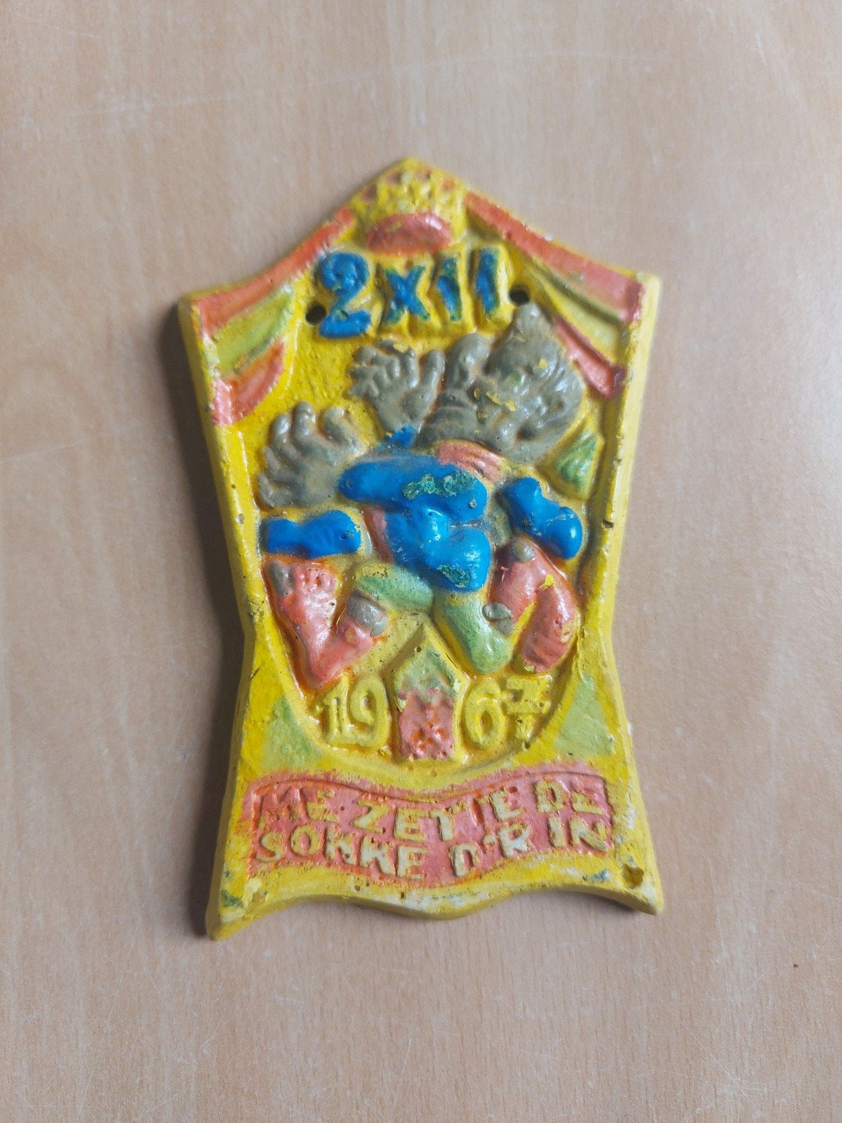vastenavend veldteken krabbegat 1967, Ophalen