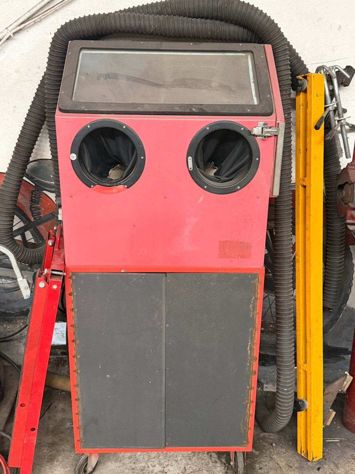 Straal machine, Doe-het-zelf en Verbouw, Gereedschap | Overige machines, Ophalen, Zo goed als nieuw