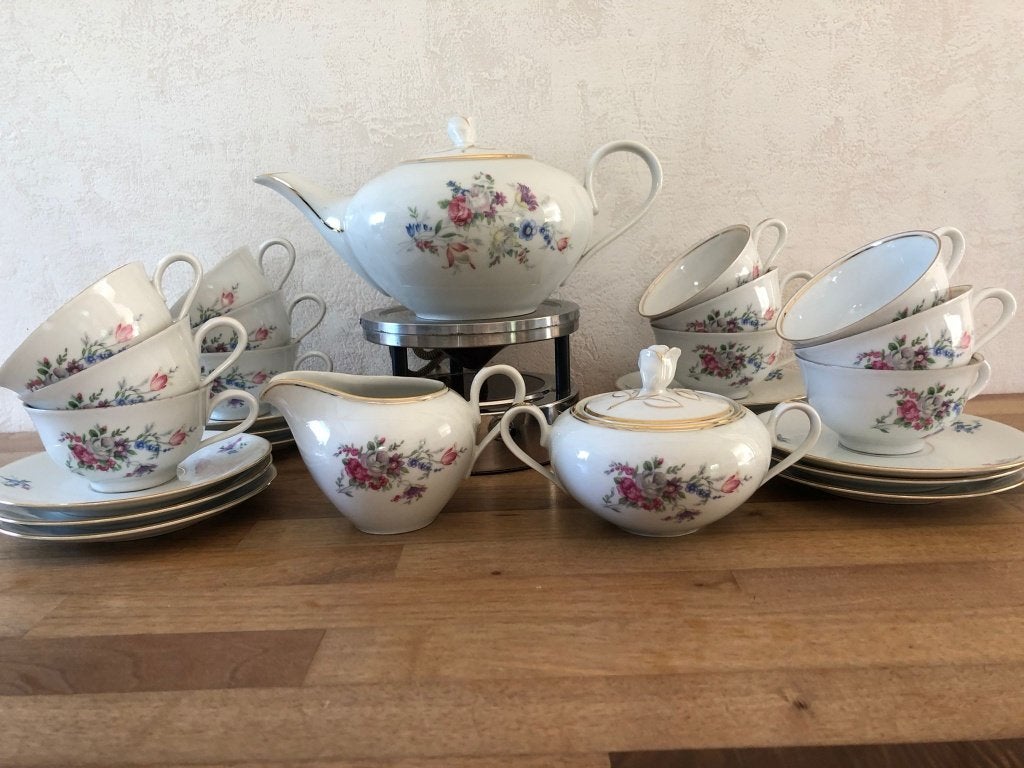 “ Vintage” ouderwets 12 delig Theeservies compleet., Ophalen