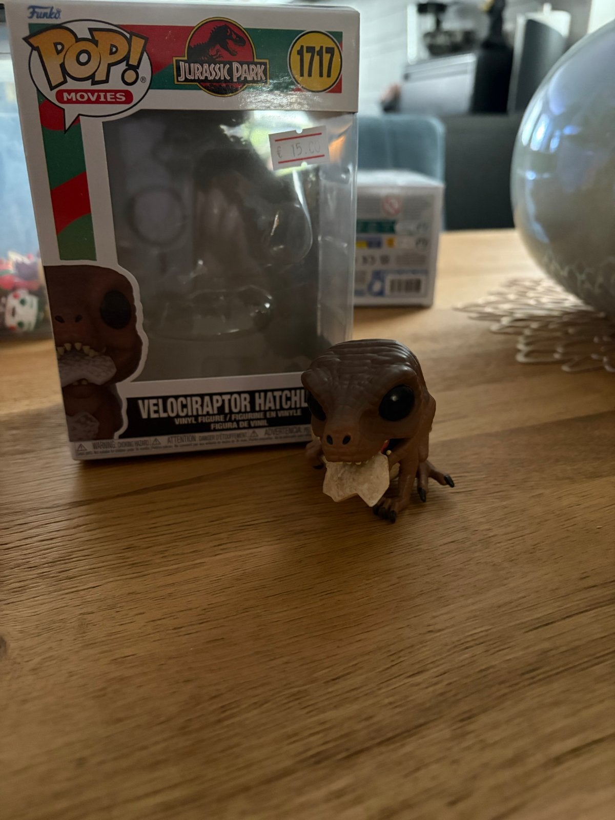 Funko Pop! Movies: Jurassic Park - Velociraptor Hatchling, Ophalen of Verzenden, Zo goed als nieuw