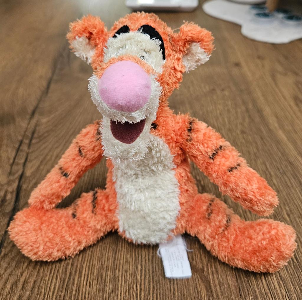 Teigetje knuffel van Winnie de Poeh, Oranje, Disney, Ophalen of Verzenden, Middelgroot (20 tot 80 cm)