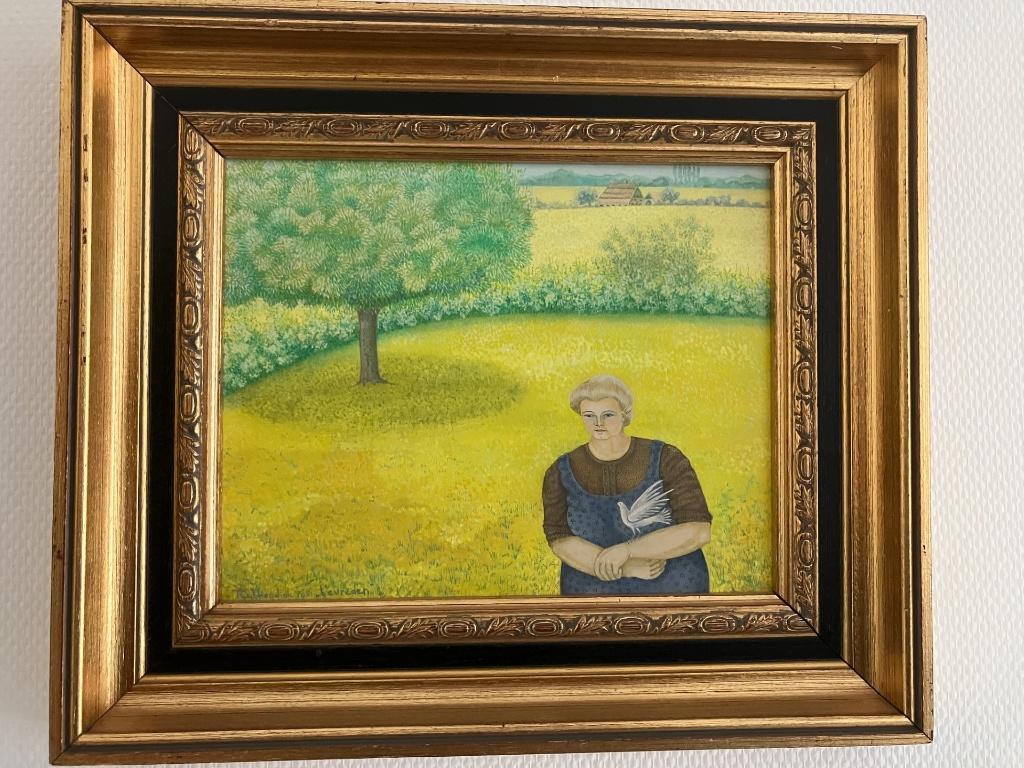 Set van 2 olieverfschilderijen (Hanny Lubberdink, 1981), Antiek en Kunst, Kunst | Schilderijen | Klassiek, Ophalen