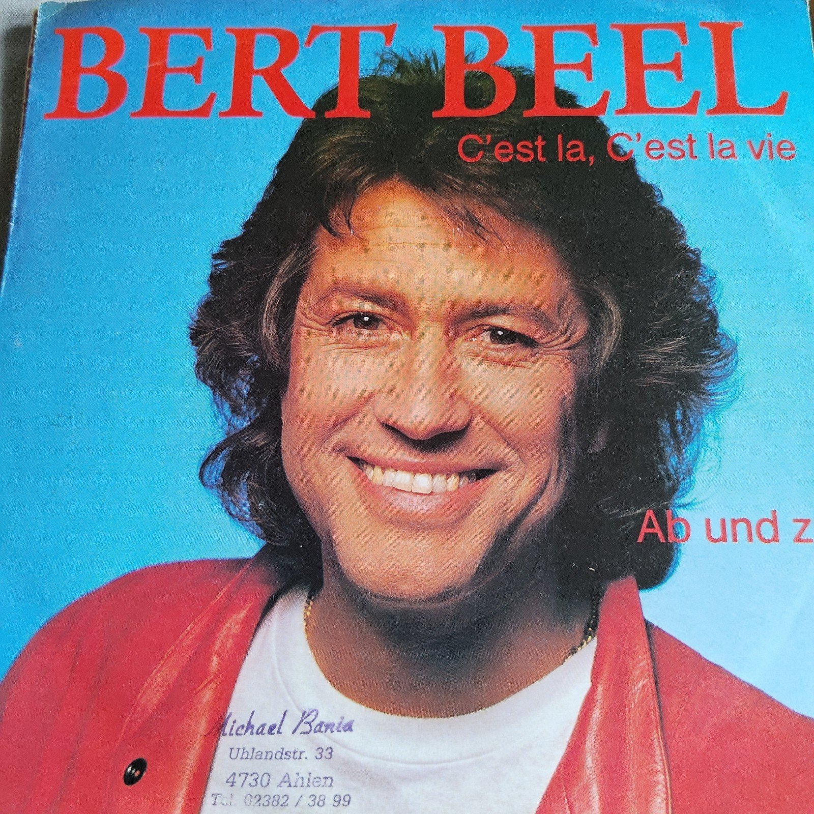 Bert Beel - C'est la, C'est la vie CD Single, Ophalen of Verzenden, Gebruikt, 7 inch, Pop