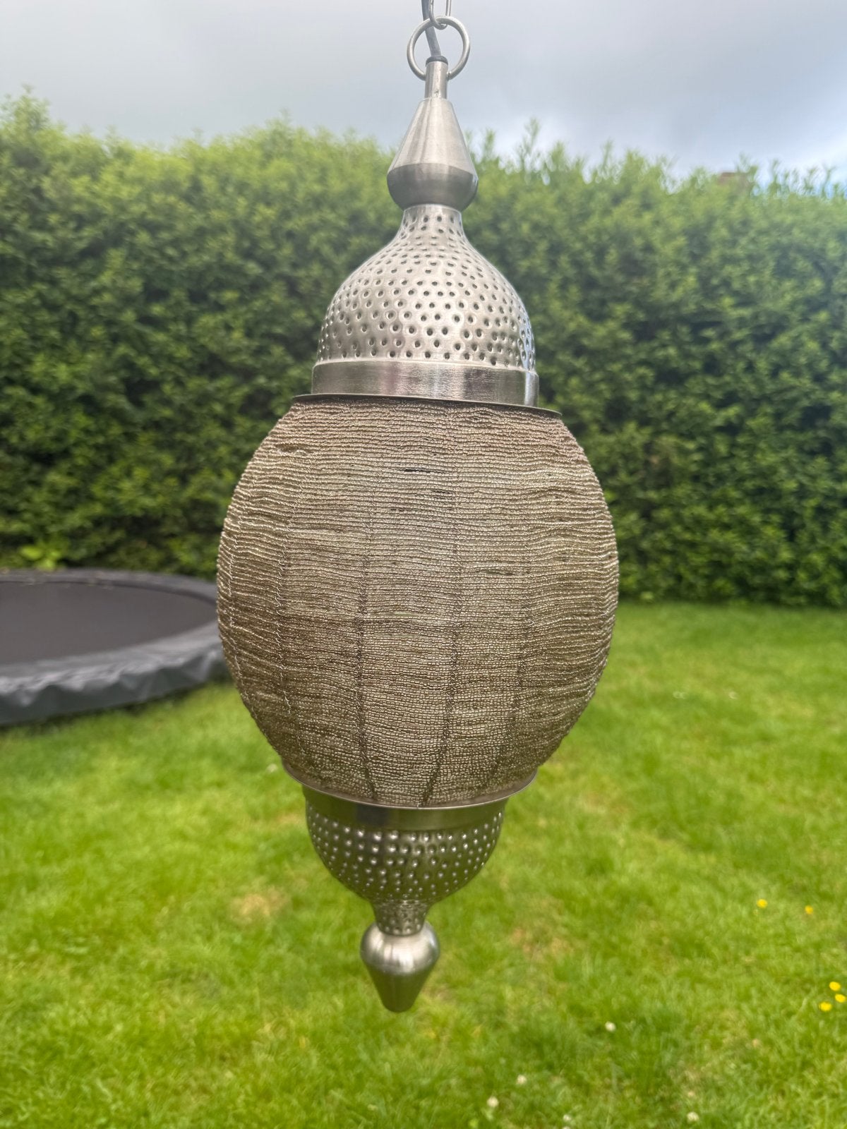 Oosterse hanglamp - Sfeervolle verlichting, Zo goed als nieuw, Oosters, Metaal, E27 (groot)
