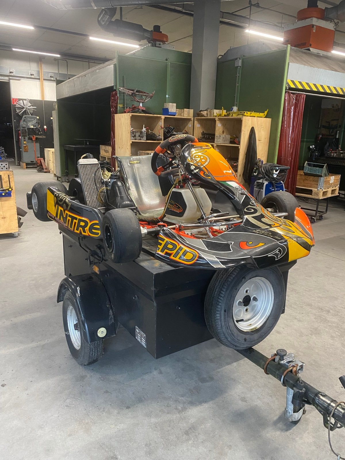 Intrepid Rotax Max Senior Kart met aanhanger en extra's, Ophalen, Gebruikt, Kart
