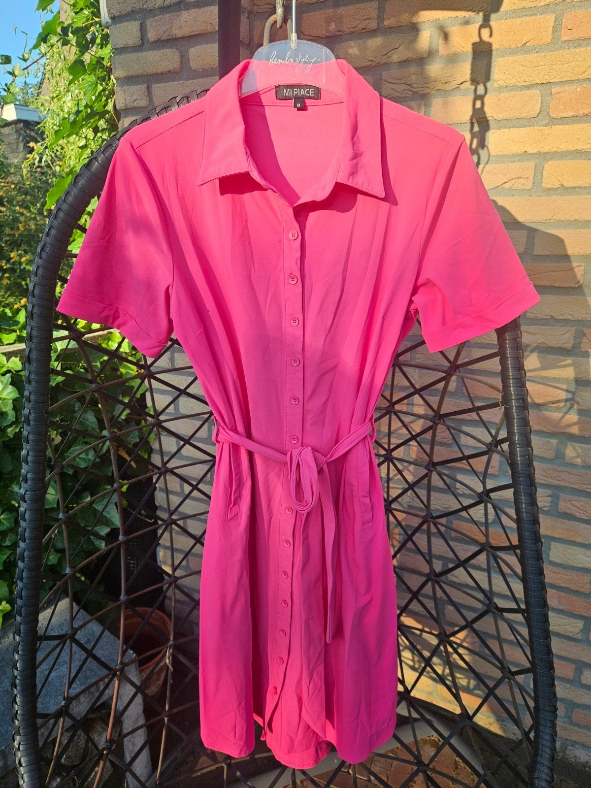 Roze dames jurk travel M/38, Kleding | Dames, Jurken, Maat 38/40 (M), Ophalen of Verzenden, Zo goed als nieuw, Roze