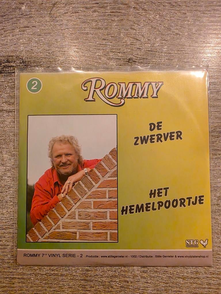 7″ – Rommy – De Zwerver / Het Hemelpoortje – Deel 2, Cd's en Dvd's, Ophalen of Verzenden, Gebruikt, 7 inch, Levenslied of Smartlap