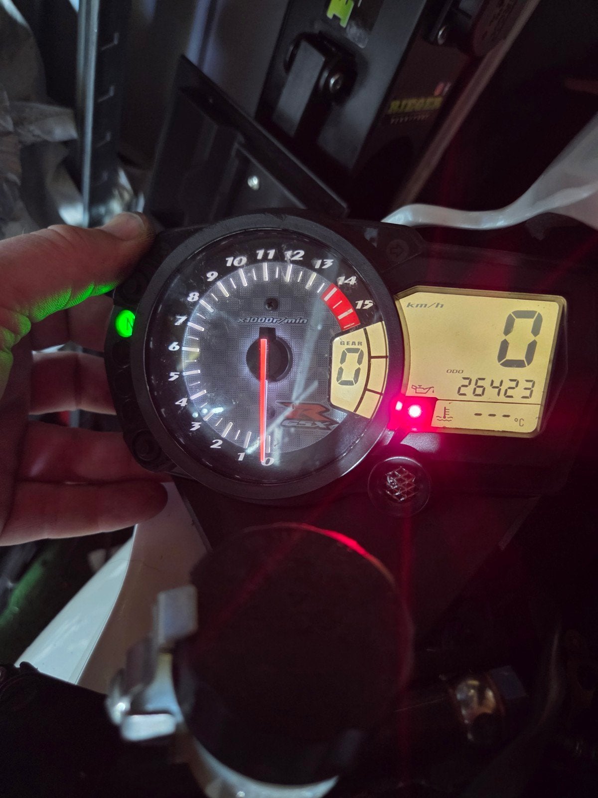 Dashboard tellerunit Suzuki gsxr 1000 k7/k8, Ophalen of Verzenden, Gebruikt