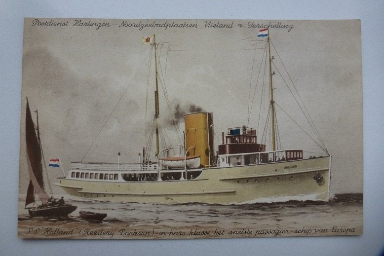 1938 TERSCHELLING VLIELAND HARLINGEN Doeksen zie klassen !!, Verzamelen, Ophalen, 1920 tot 1940, Waddeneilanden