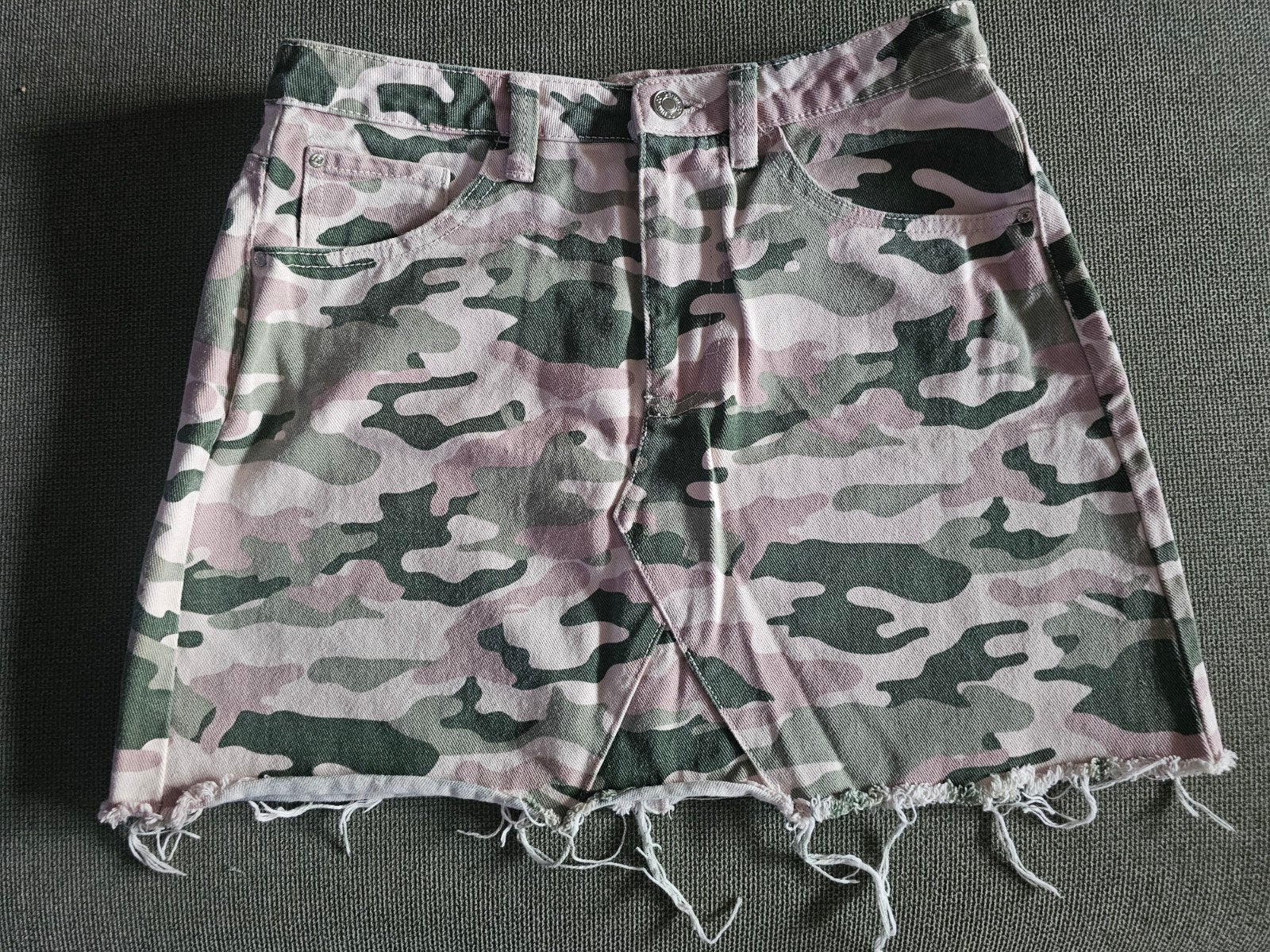 Denim Co Camouflage Minirok Maat 38, Maat 38/40 (M), Ophalen of Verzenden, Zo goed als nieuw, Roze