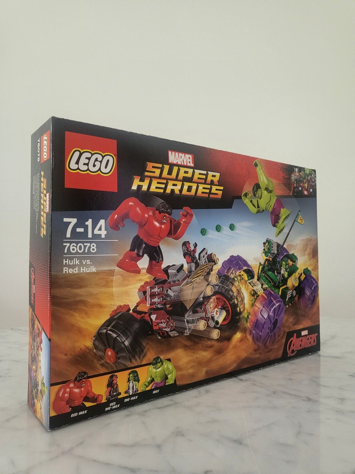 Lego Marvel Super Heroes 76078 Hulk vs. Red Hulk, Marvel, Lego, Nieuw, Ophalen of Verzenden