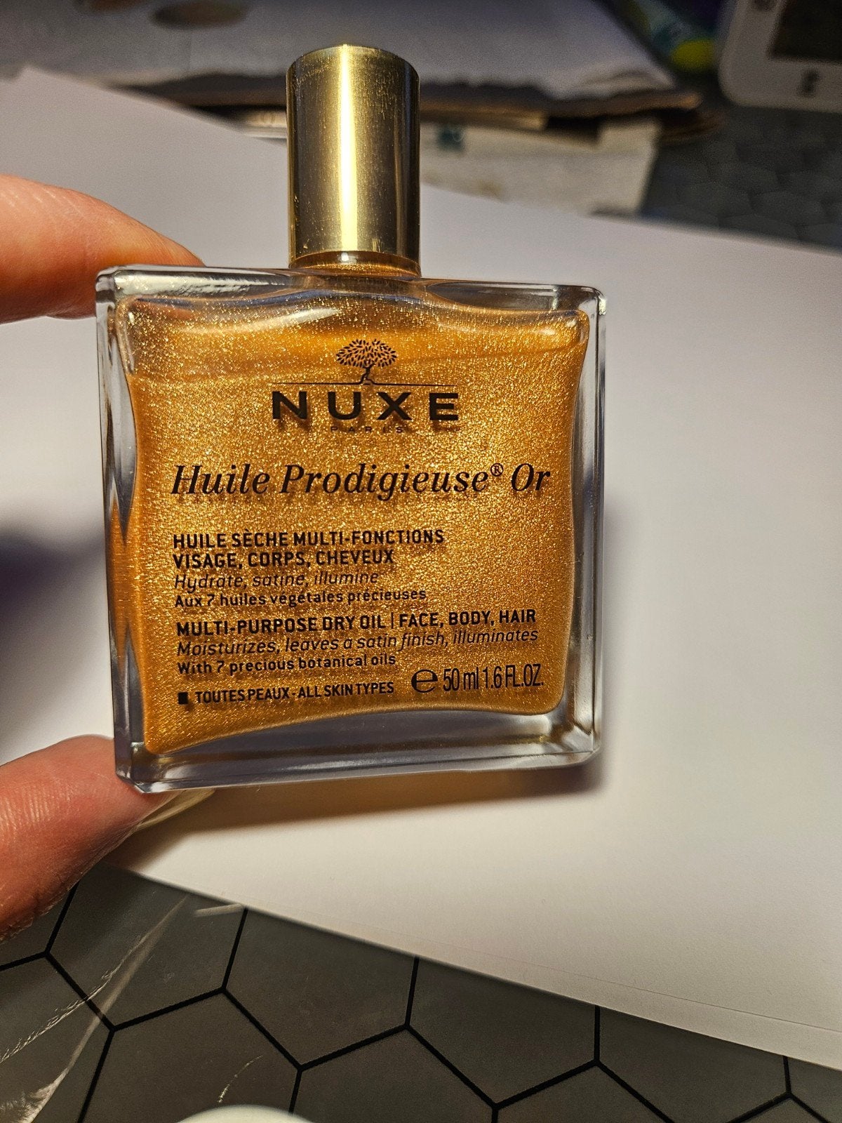 Nuxe Huile Prodigieuse Or - Multifunctionele Droge Olie, Ophalen of Verzenden, Nieuw, Bodylotion, Crème of Olie