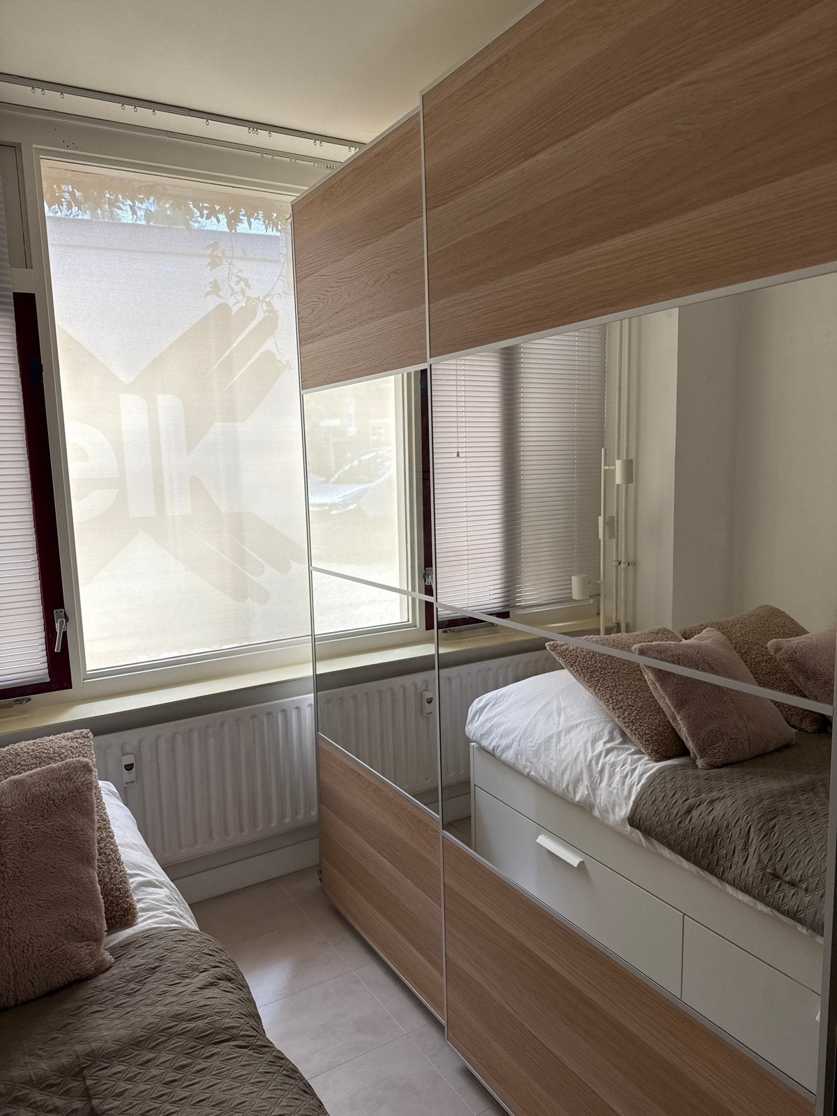 IKEA PAX spiegeldeuren, Huis en Inrichting, Kasten | Kledingkasten, Ophalen, Gebruikt, 100 tot 150 cm, 200 cm of meer