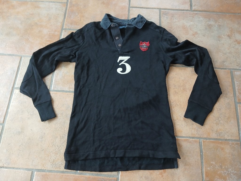 Ralph Lauren fijngebreide polotrui maat M, Ralph Lauren Polo, Maat 48/50 (M), Zwart, Ophalen of Verzenden