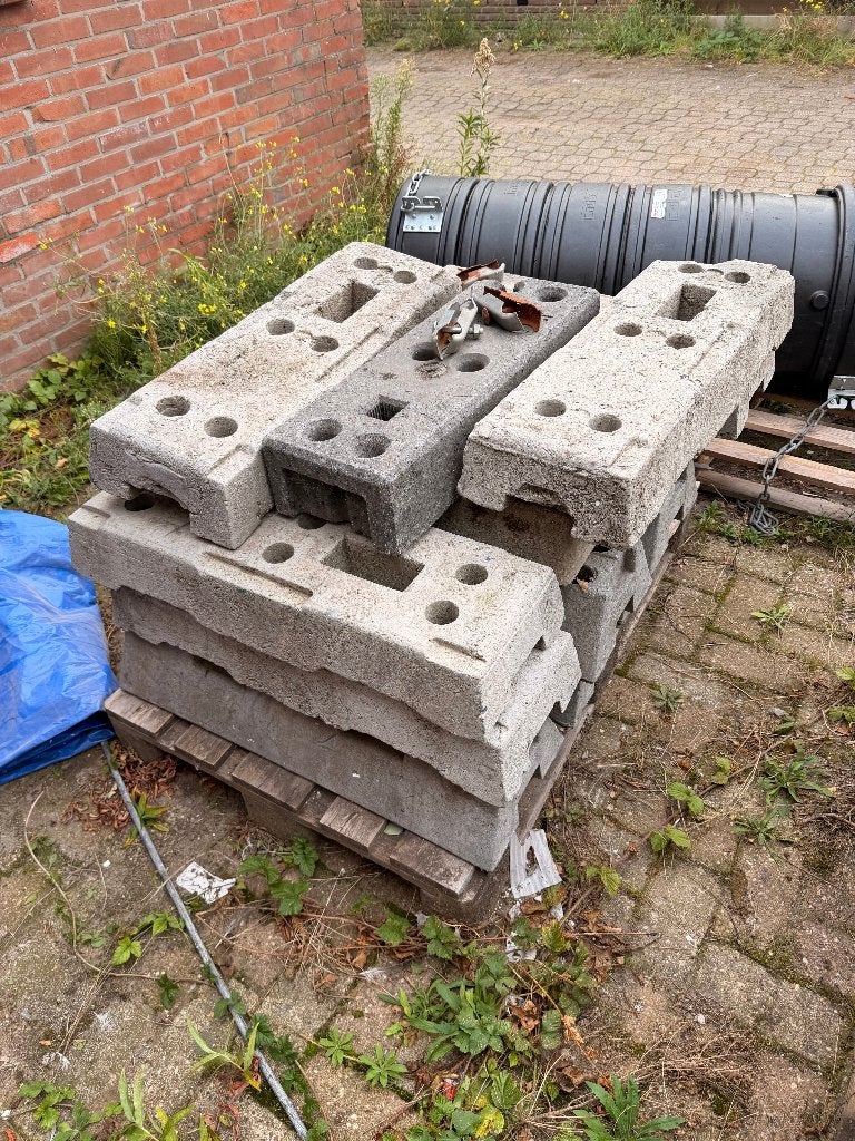 Bouwhekblokken  Bouwhekvoeten kunststof composiet, Ophalen, Gebruikt, Overige typen, Minder dan 2 meter