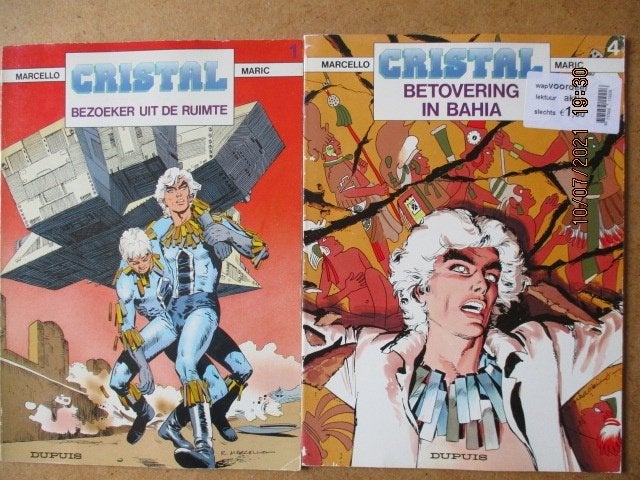 adv5014 cristal, Eén stripboek, Ophalen, Gelezen