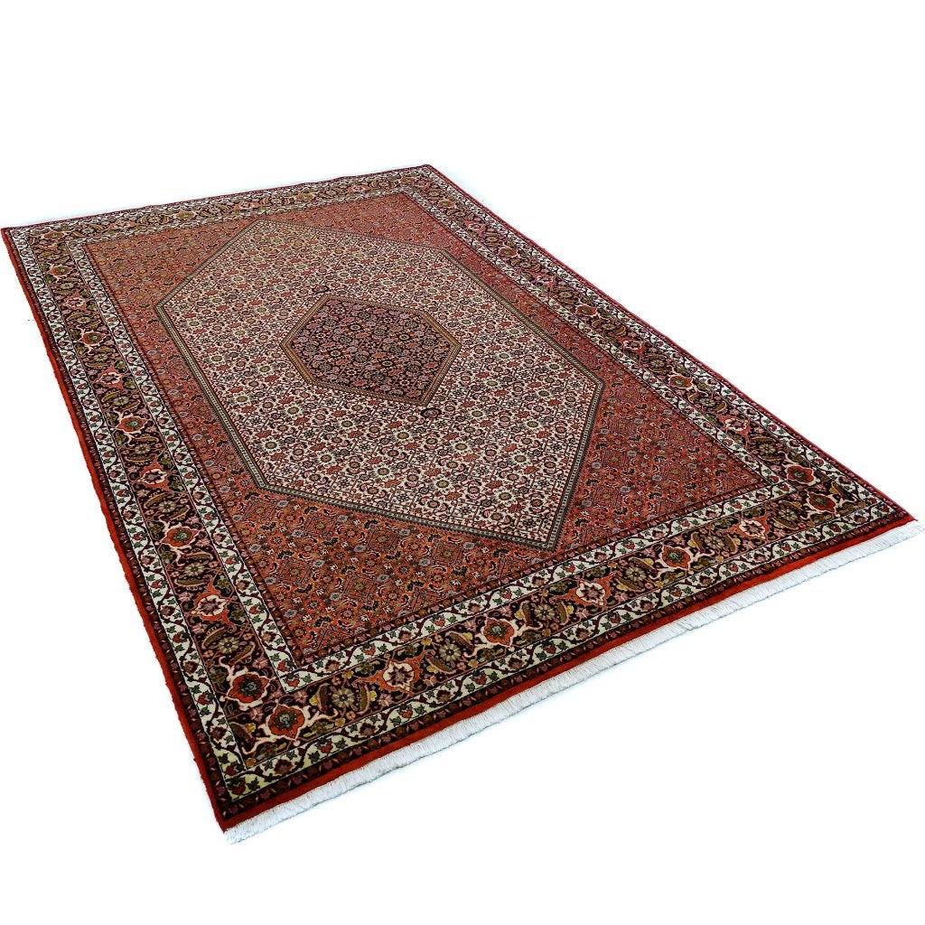 Bidjar - 293 x 197 cm - Wol op Katoen - Handgeknoopt, -, -, 150 tot 200 cm, 200 cm of meer