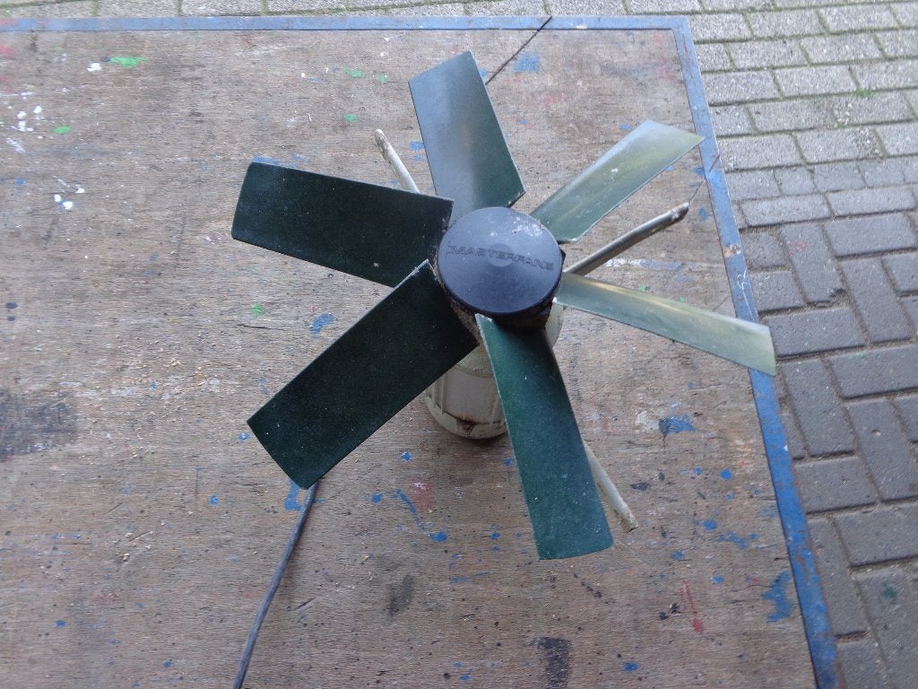 Ventilator/ stalventilator 45 cm., Ophalen, Gebruikt