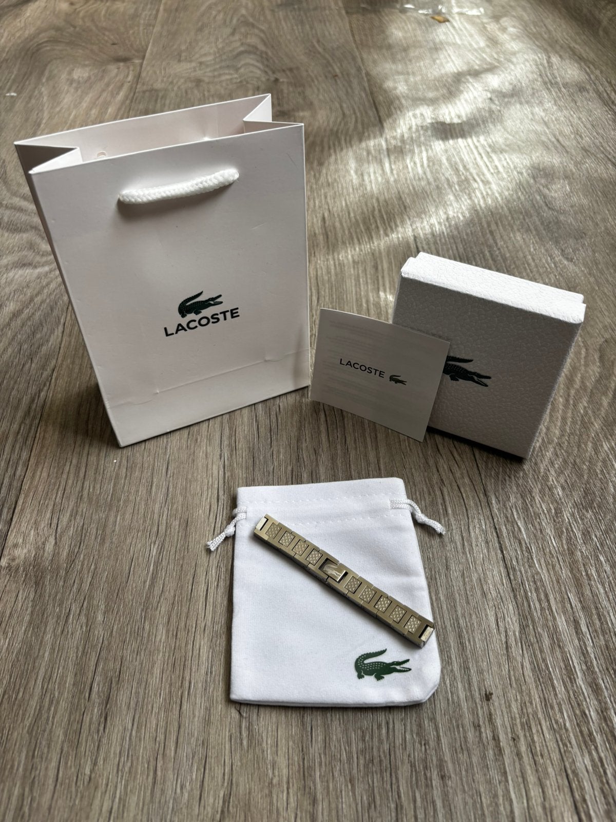 Lacoste armband zilver, Ophalen of Verzenden, Nieuw, Zilver, Zilver