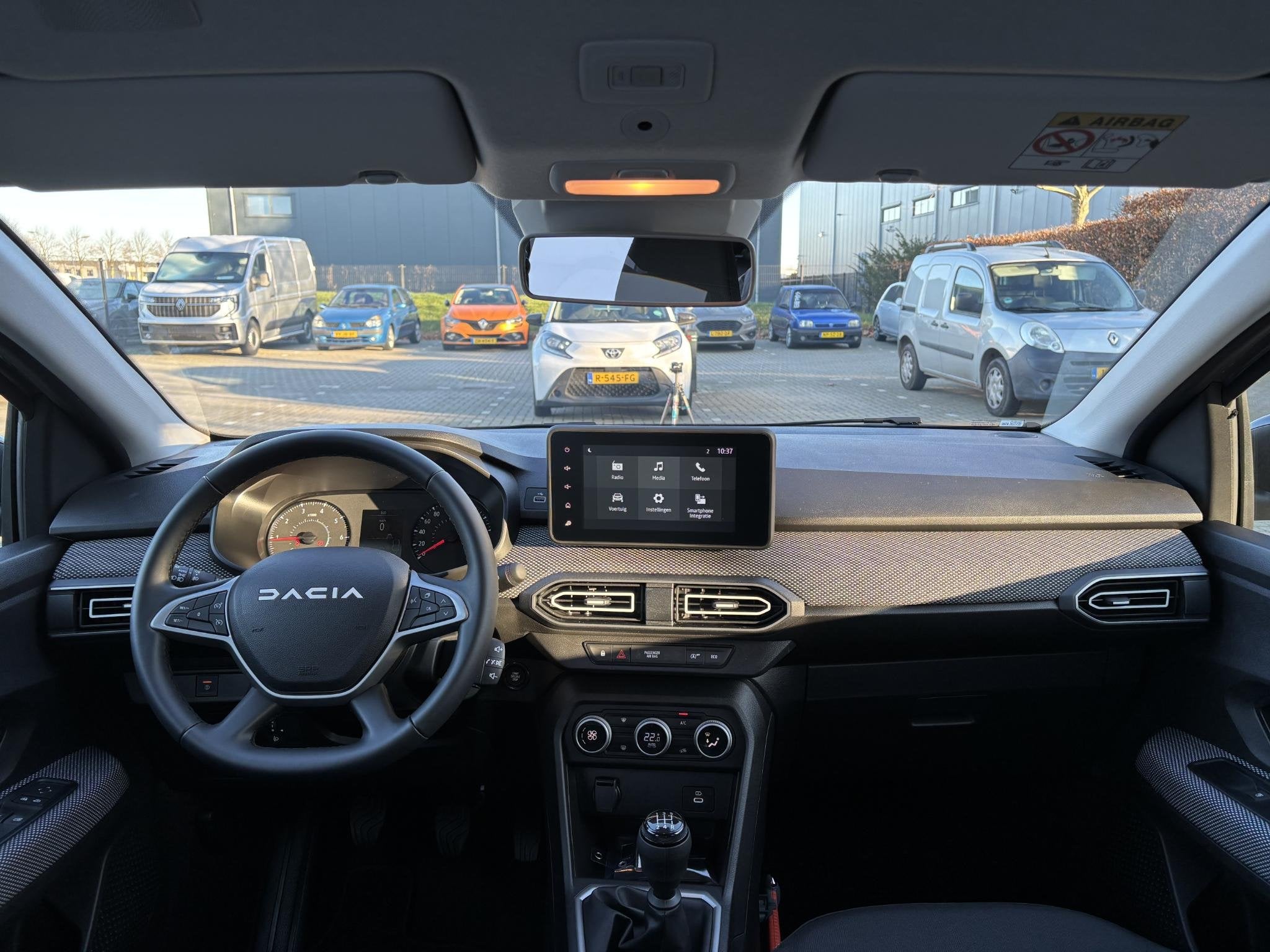 Dacia Sandero 1.0 TCe 90 Journey Climate control | Apple Car, Auto's, Stof, Euro 6, Origineel Nederlands, Bedrijf