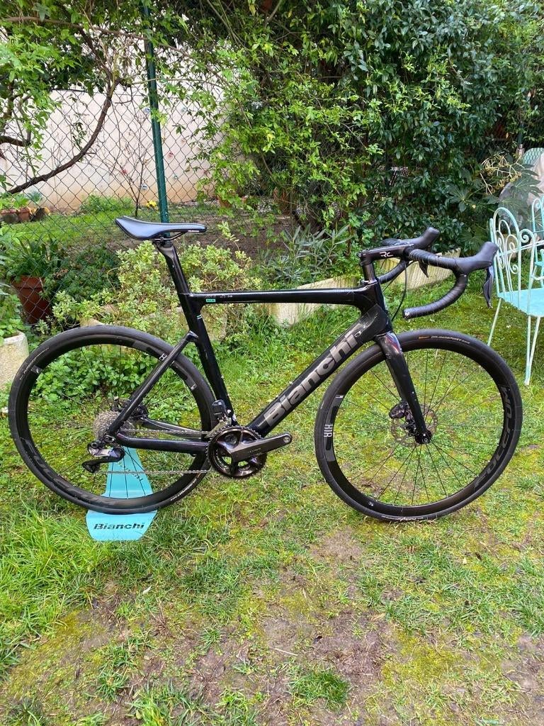 Bianchi Aria 57 Shimano Ultegra Di2 12S, 28 inch, Gebruikt, Carbon, Heren