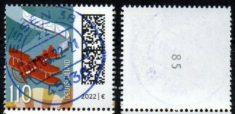 2022 rolzegel 3671 met nummer gestempeld 23-4, Verzenden, 1990 tot heden, Gestempeld