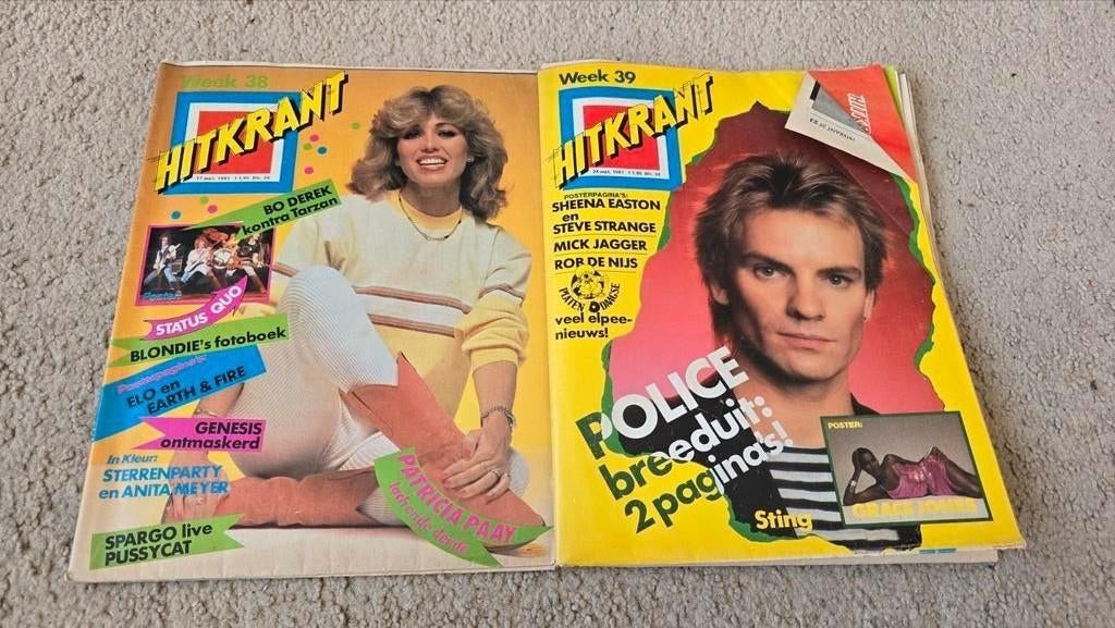 2x hitkrant uit 1981, Ophalen of Verzenden, Gelezen