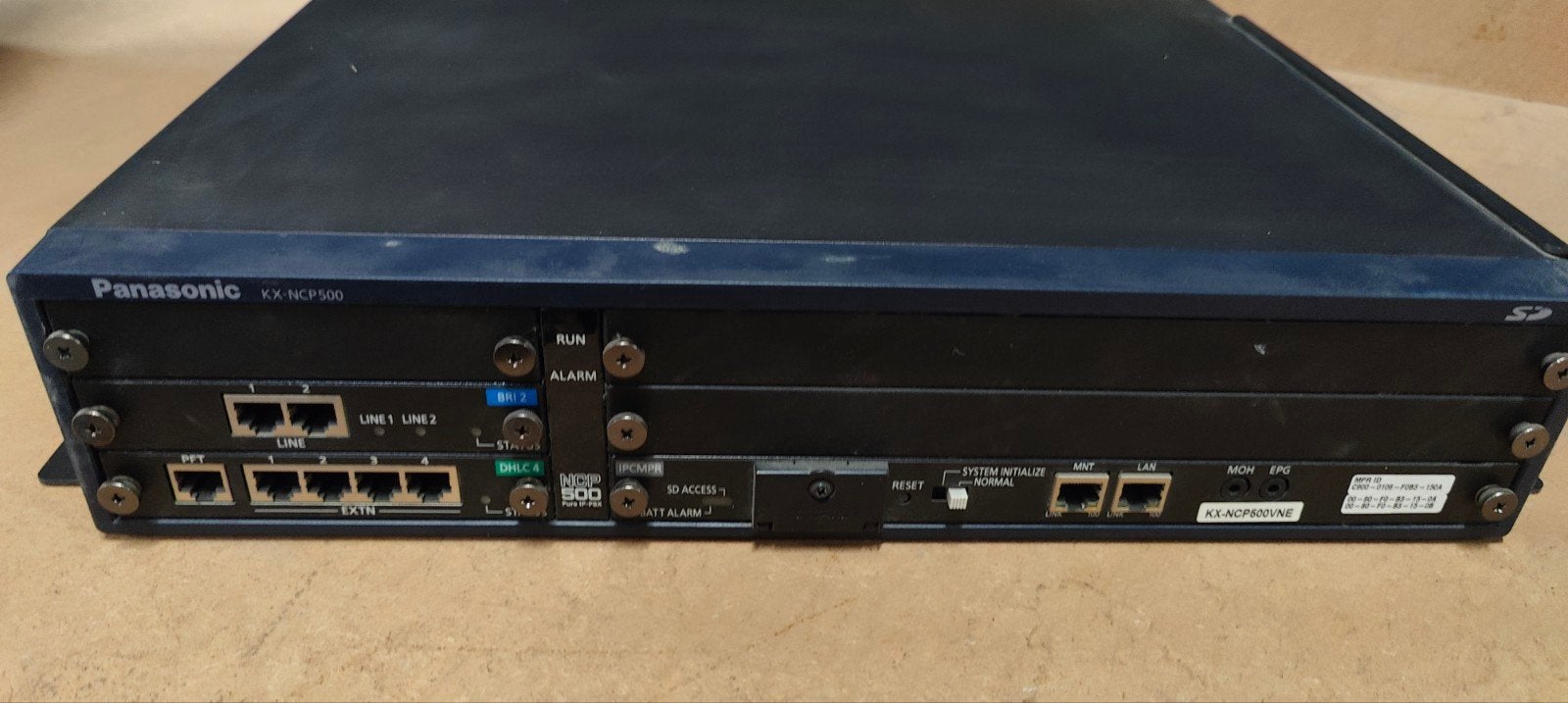 Panasonic KX-NCP500VNE Pure IP-PBX Telefooncentrale, Ophalen of Verzenden, Gebruikt, Overige typen