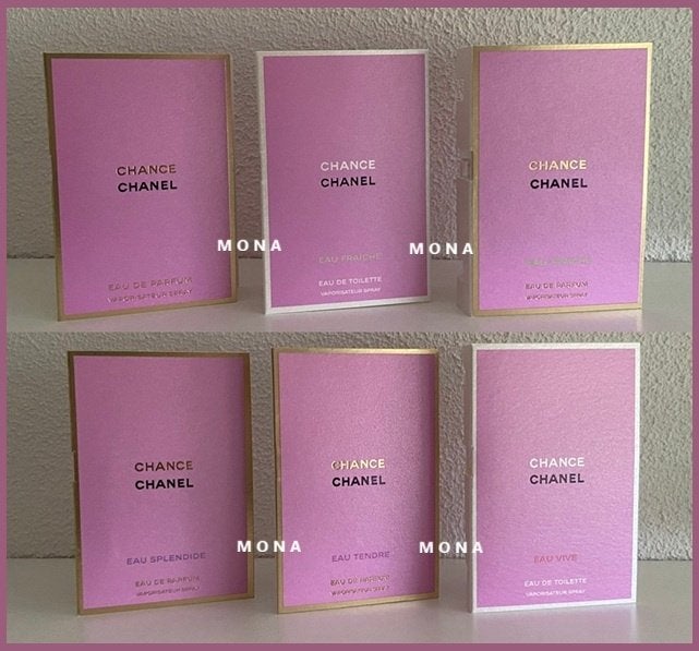 Chance set 6 parfum samples proefjes testers monsters, Verzenden, Nieuw