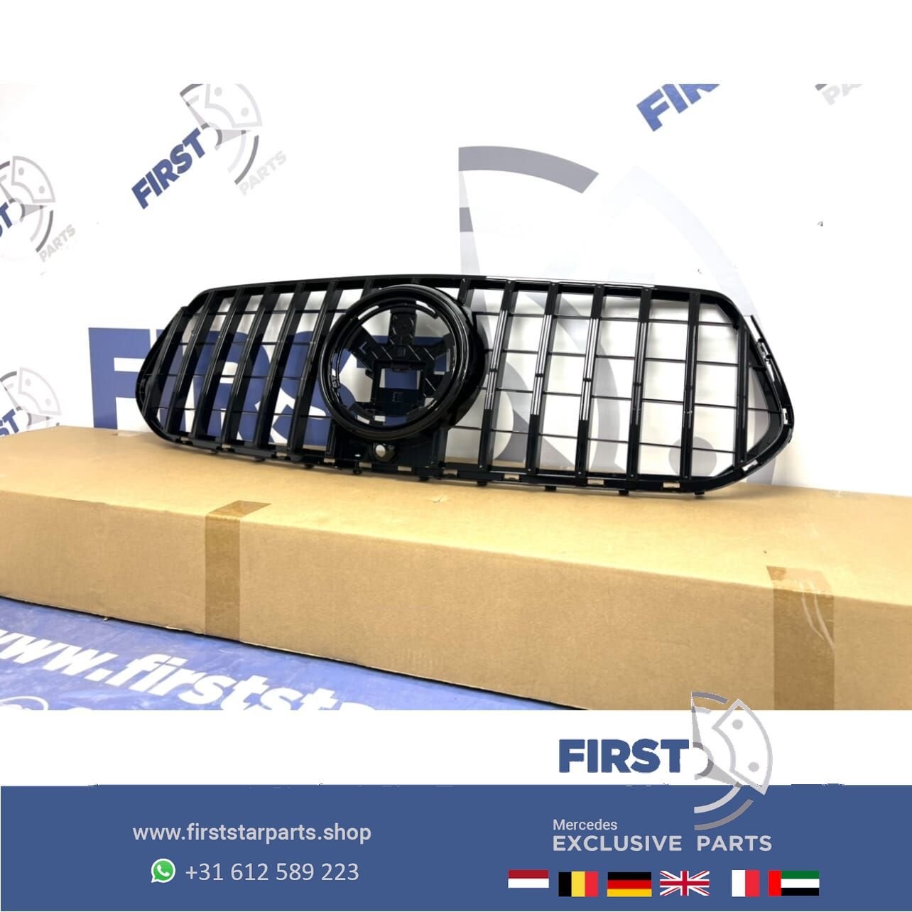 W167 C167 GLE AMG GT GRIL 2019-2022 PANAMERICANA STYL GRILLE, Gebruikt, -, Ophalen of Verzenden, -