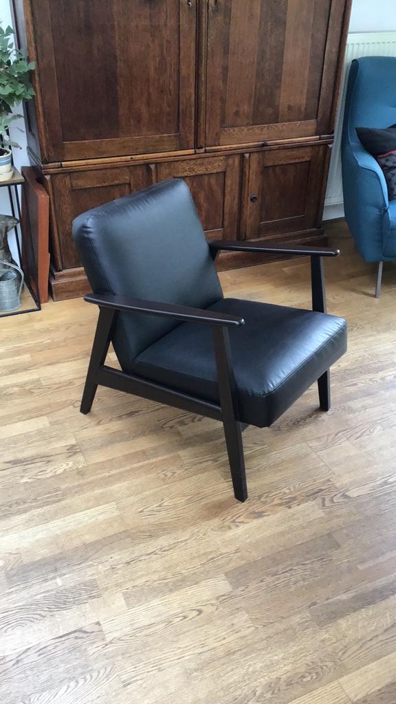 Ekenaset fauteuil Jonsby midcentury, Ophalen of Verzenden, Zo goed als nieuw, 50 tot 75 cm, Midcentury, sixties