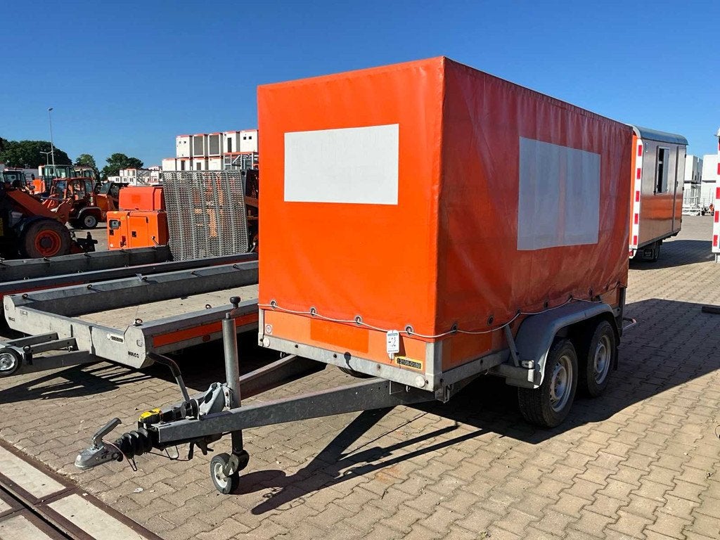 2012 Atec EB2 2-1 Dubbelas huifaanhangwagen, Gebruikt