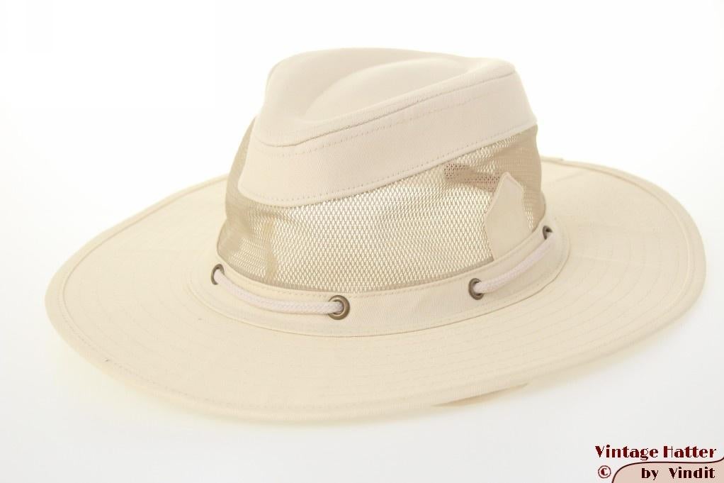 Ventilerende Australische hoed Hawkins wit katoen 58 en 60, Kleding | Heren, Hoeden en Petten, Hoed, Nieuw, Ophalen of Verzenden