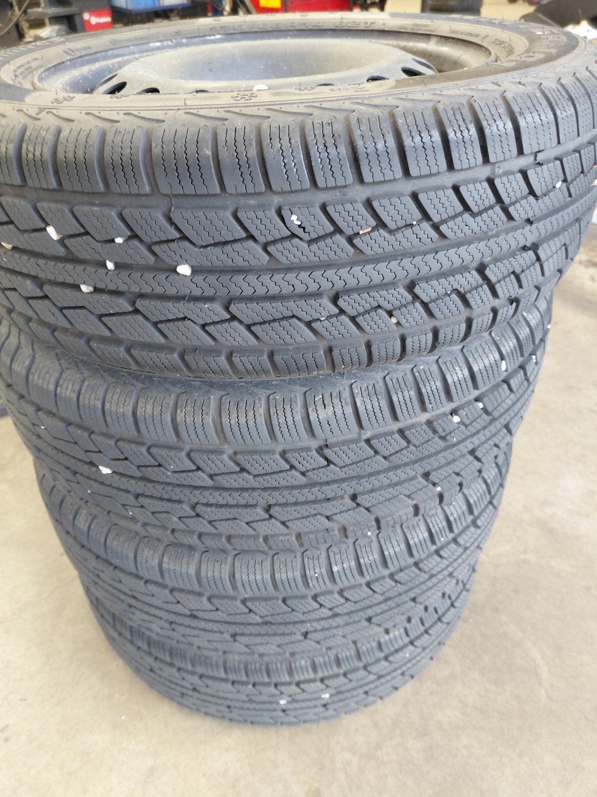 Winterbanden Seat Mii 175/65R14 Achilles 6mm profiel, Ophalen of Verzenden, Gebruikt