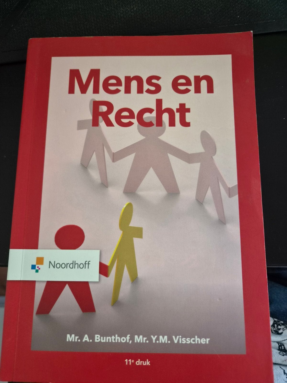 Mens en Recht - 11e druk - Mr. A. Bunthof, Mr. Y.M. Visscher, Zo goed als nieuw, Gamma, Mr. A. Bunthof, Mr. Y.M. Visscher, HBO