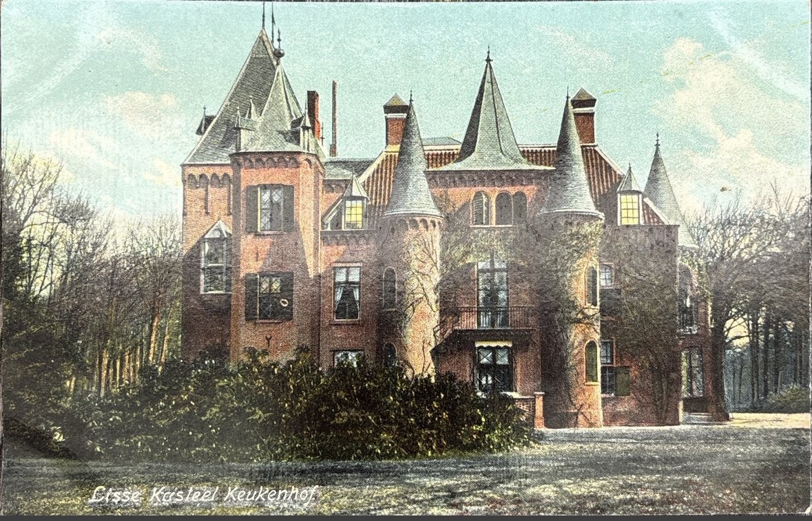 Lisse, kasteel Keukenhof, Verzamelen, Ophalen of Verzenden, 1920 tot 1940, Ongelopen, Zuid-Holland