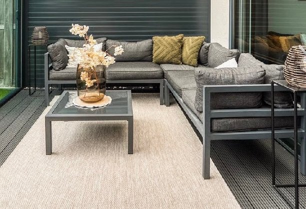 Loungeset 5 zits zgan ophalen in Barendrecht, Tuin en Terras, Ophalen, Zo goed als nieuw