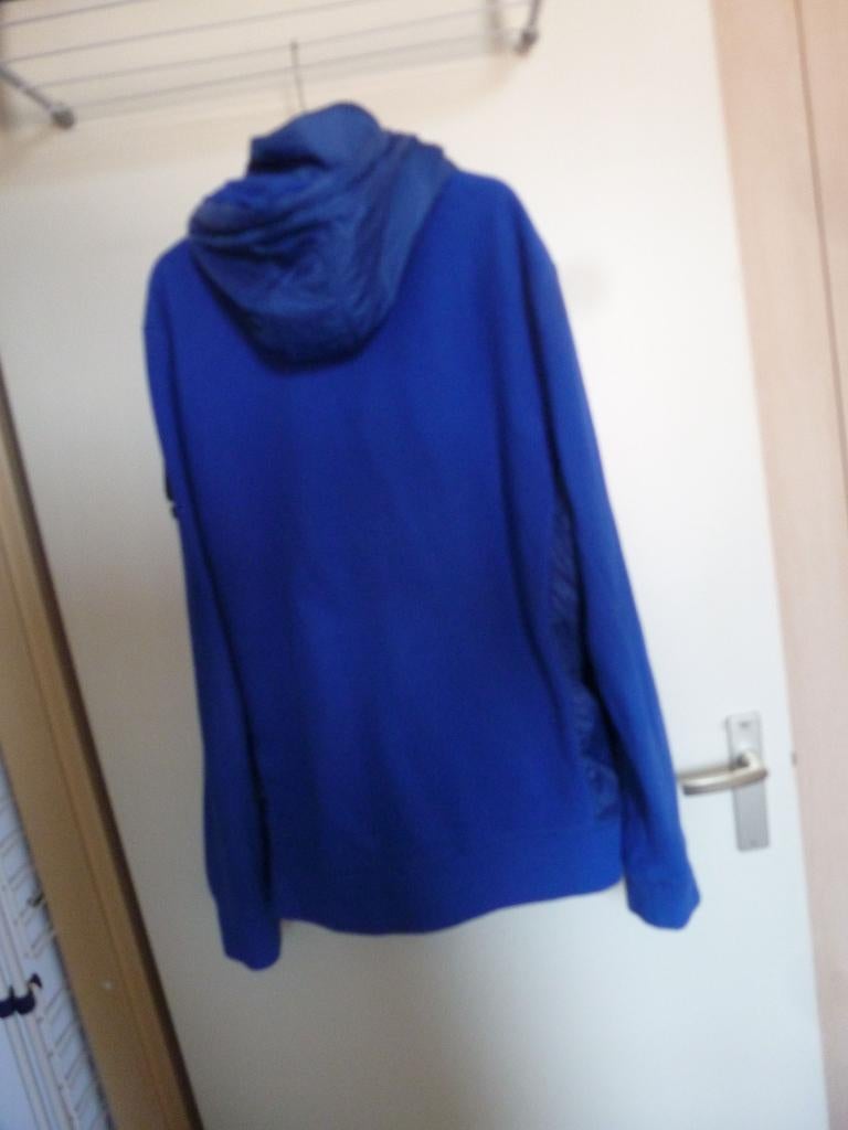 GAASTRA hoodie vest fleece kobalt blauw L -GRATIS zend, Verzenden, Zo goed als nieuw, Maat 52/54 (L), Blauw