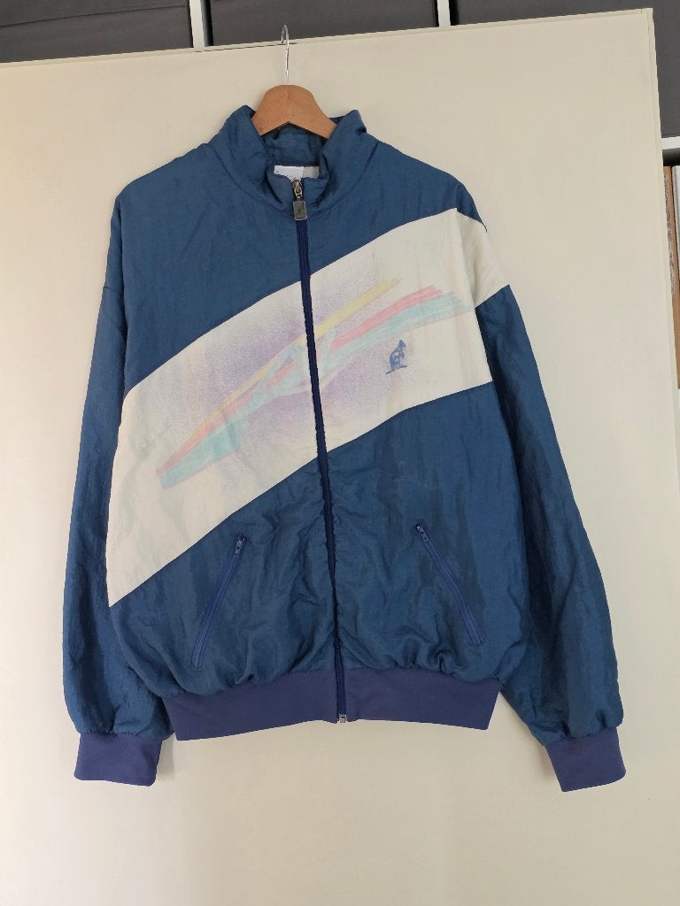Australian Jack 54 (XL) blauw/wit Thunderdome Gabber, Blauw, Maat 56/58 (XL), Ophalen of Verzenden, Zo goed als nieuw
