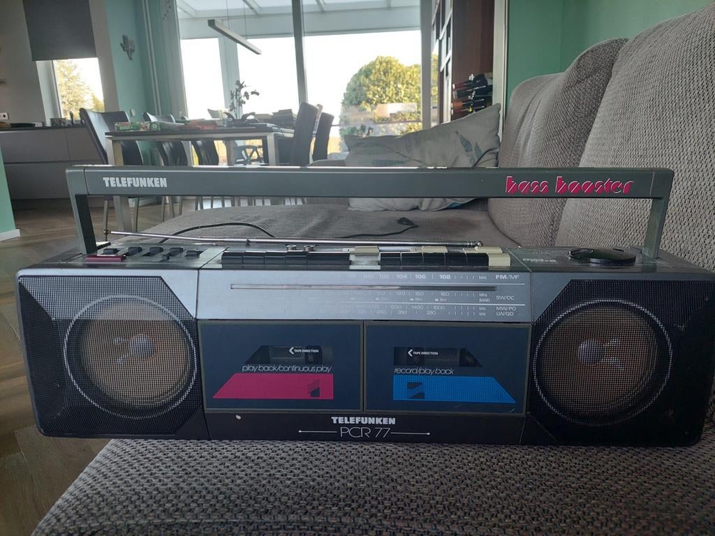 Radio/cassettespeler Telefunken, Ophalen of Verzenden, Gebruikt, Radio